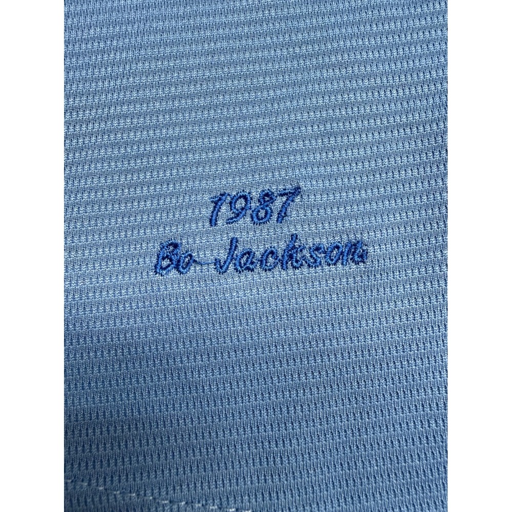 Mitchell & Ness Bo Jackson Kansas City Royals Jersey 16 Powder Blue Mens M - Picture 10 of 14